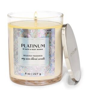 Bath & Body Works Platinum Soy Wax Blend Candle - 1 Wick 8oz